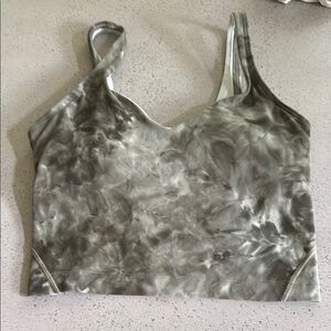 Lululemon Athletica army green sports bra tank 2